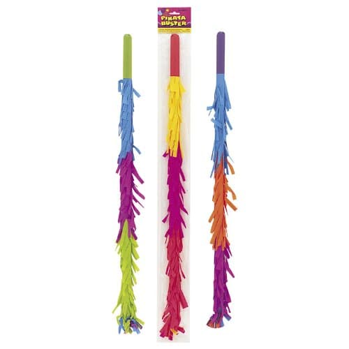 Plastic Multicolor Fringed Pinata Stick | Gift Pinatas