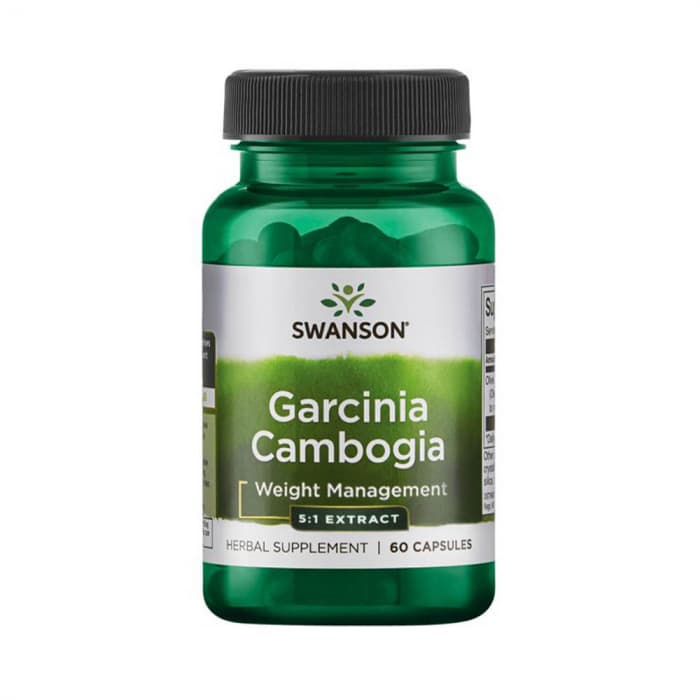 Garcinia Cambogia 5:1 Extract, 80mg, Swanson, 60 capsule