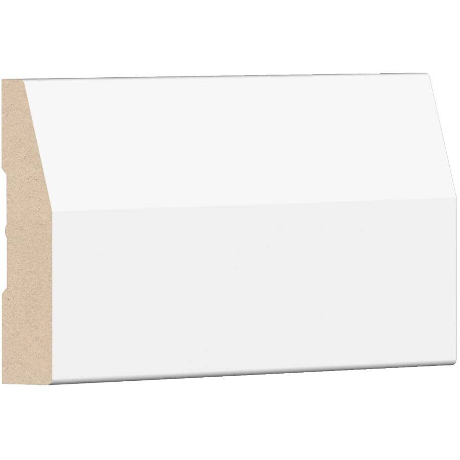 METRIE 19/32" x 2-3/4" x 7' Primed MDF Bevel Casing Moulding | Home ...