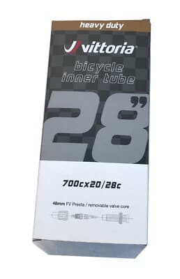 Vittoria 700x20/28c 48mm Heavy duty Presta Valve Bike Inner Tube | eBay ...