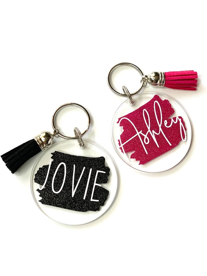 Personalized Acrylic Keychains Custom Acrylic Keychains - Etsy