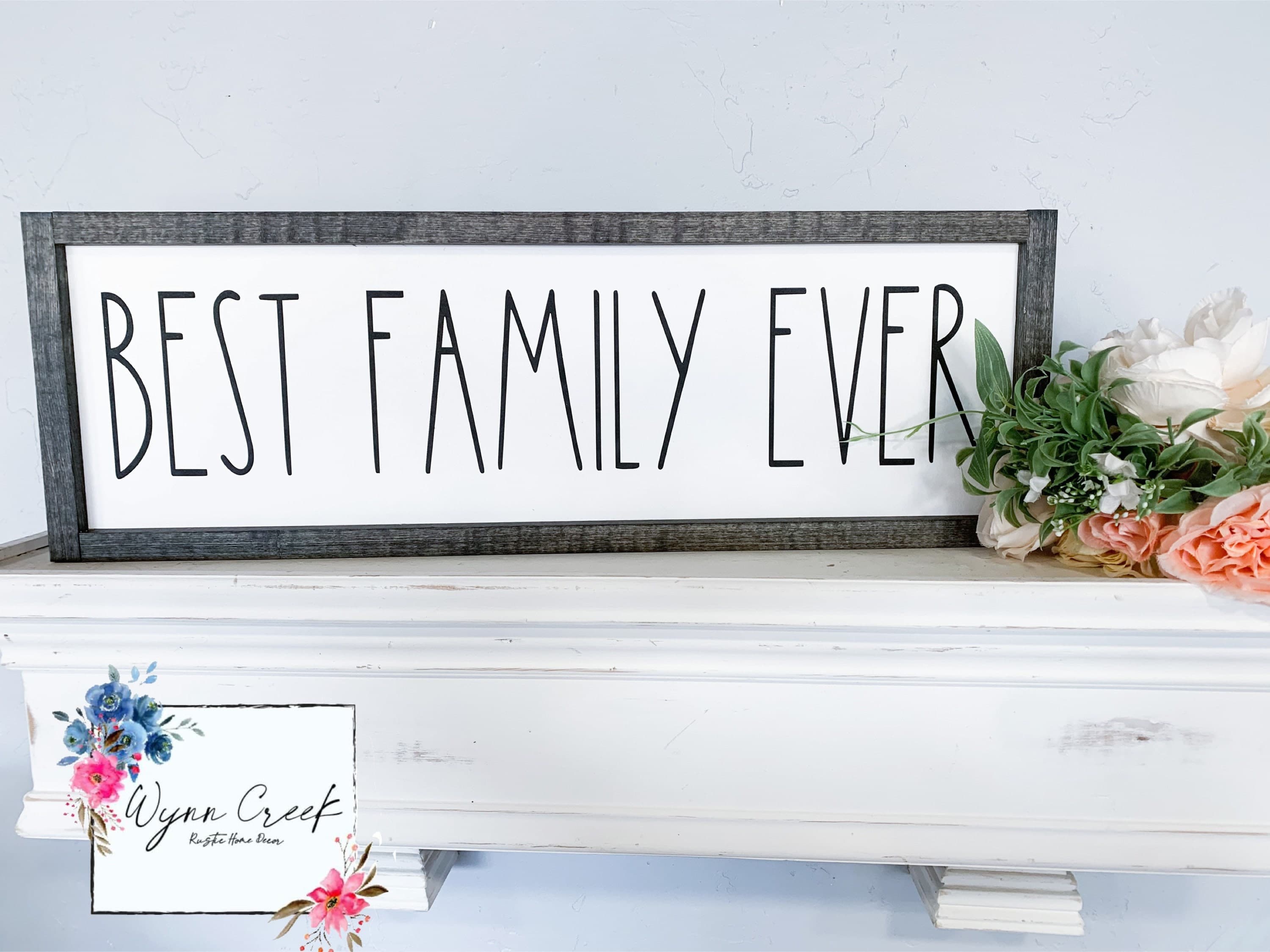 Best Family Ever Rae Dunn Family Sign Best Family Ever Sign | Etsy