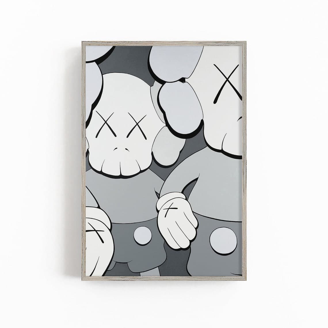Companion Kaws Art Print Kaws Art Poster Kaws wall art | Etsy