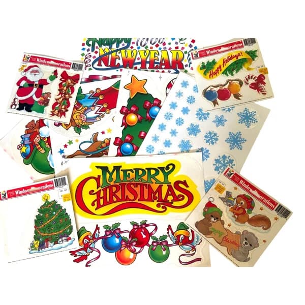 Christmas Window Cling - Etsy