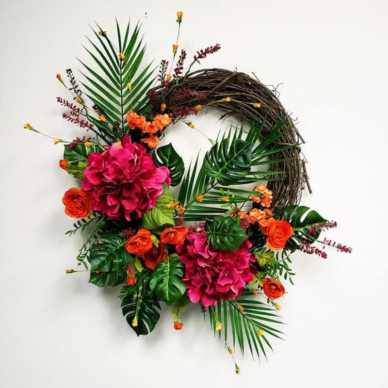 Tropical Wreath - Etsy