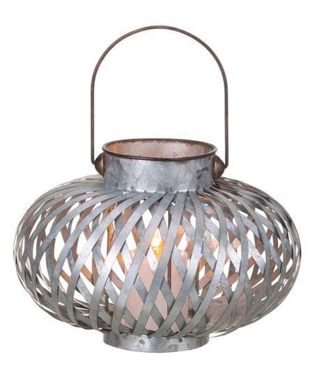 10'' Galvanized Metal Lantern | Metal lanterns, Galvanized metal ...
