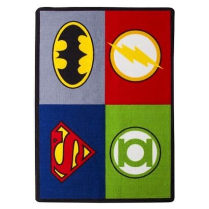 Justice League Accent Rug - 39x56" | Superhero rug, Superhero room ...