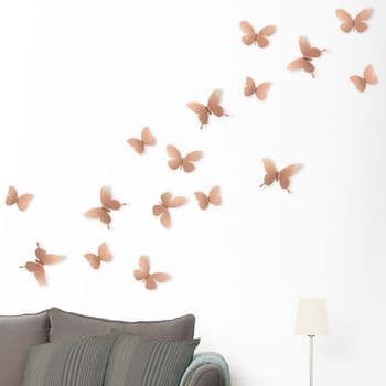Copper Mariposa Butterfly Wall Display | Metal wall decor, Home decor ...