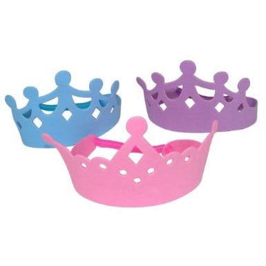 Foam Princess Tiara Assortment (Set of 12) Kids Party Favors and ...