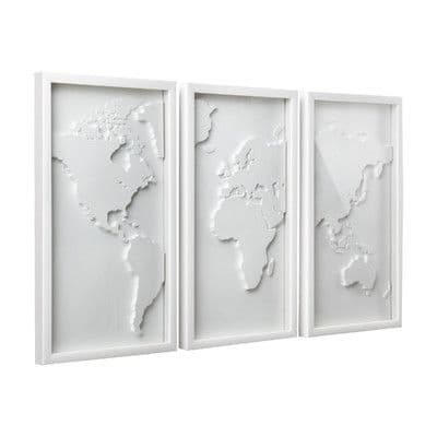 Umbra 3 Piece Mapster Wall Décor Set | Frames on wall, Framed wall art ...