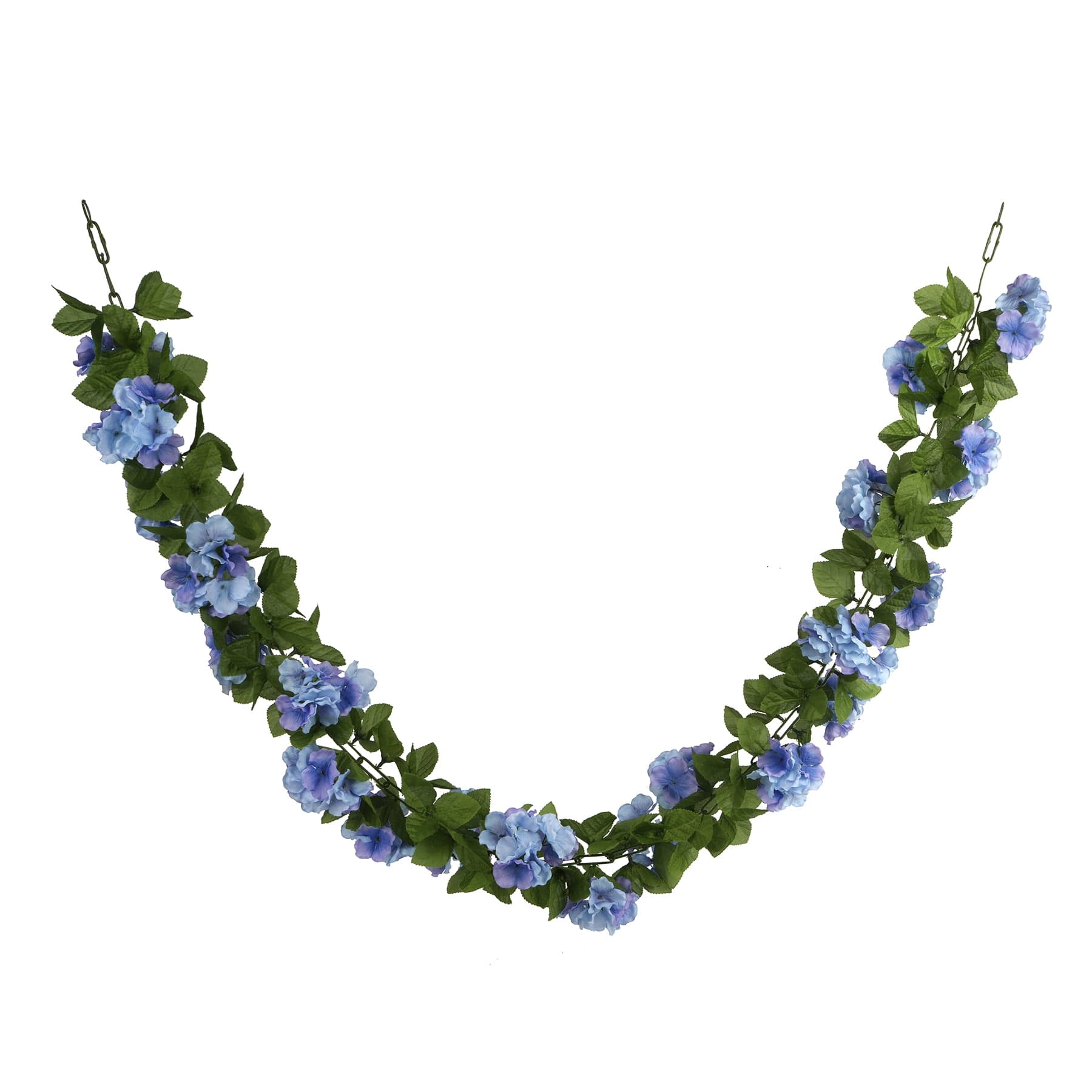 6ft. Blue Hydrangea Garland by Ashland® - Spring Floral and Greenery ...