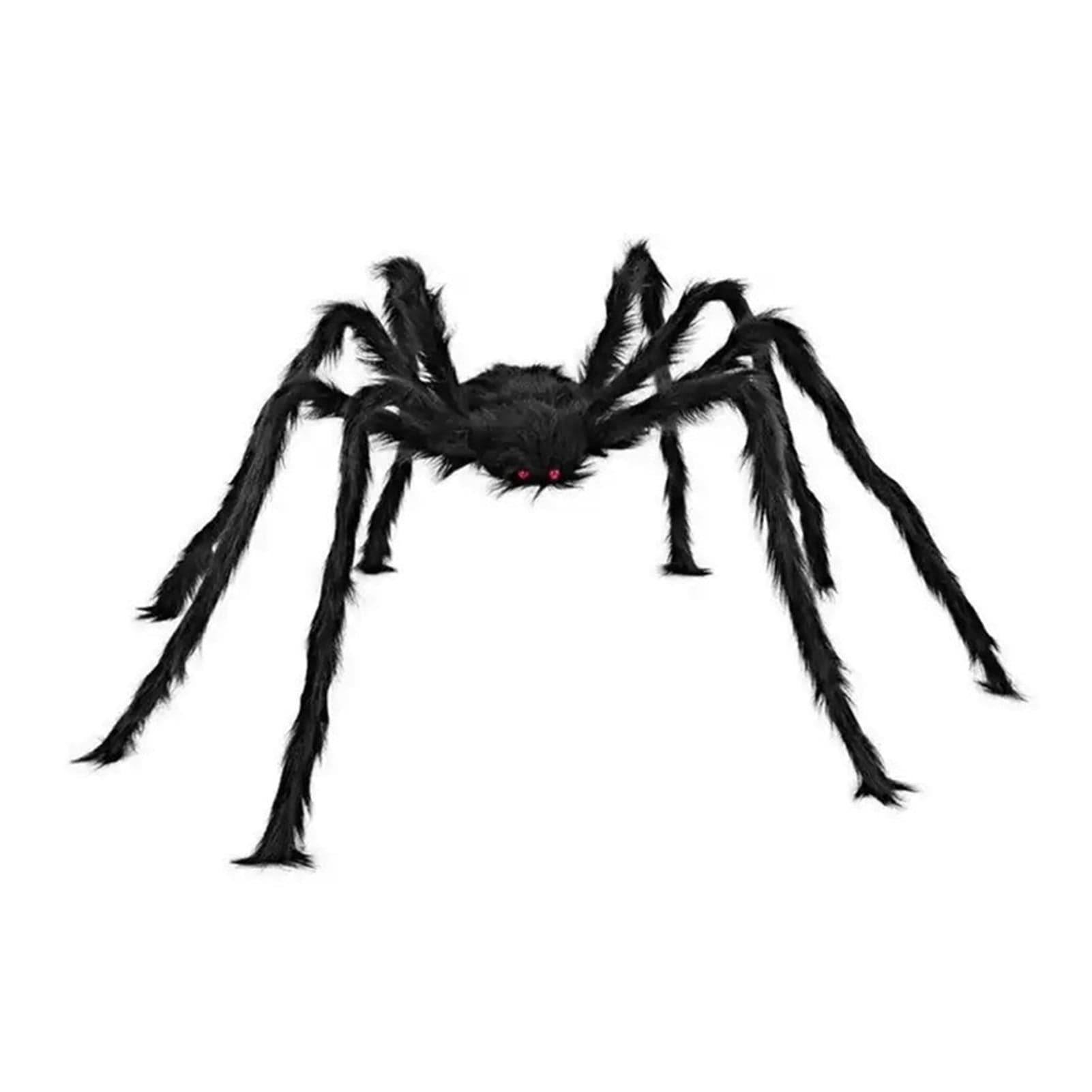Giant Halloween Hairy Spider with Red Eyes Scary Realistic Simulated ...