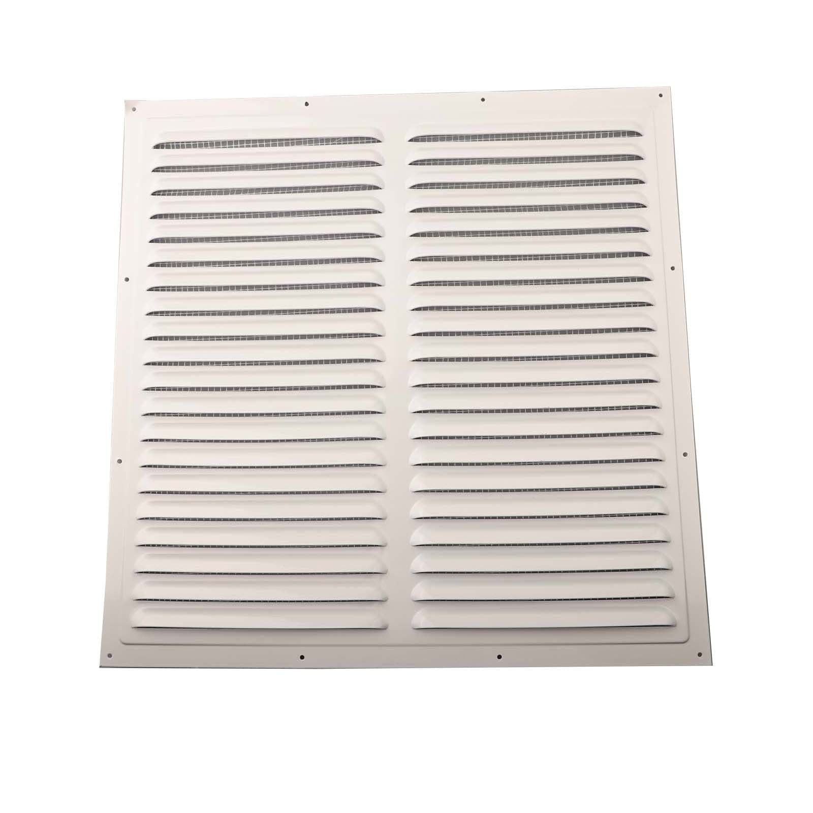 Louver Air Vent Grille Ventilation Cover Aluminum White Wall Grilles ...
