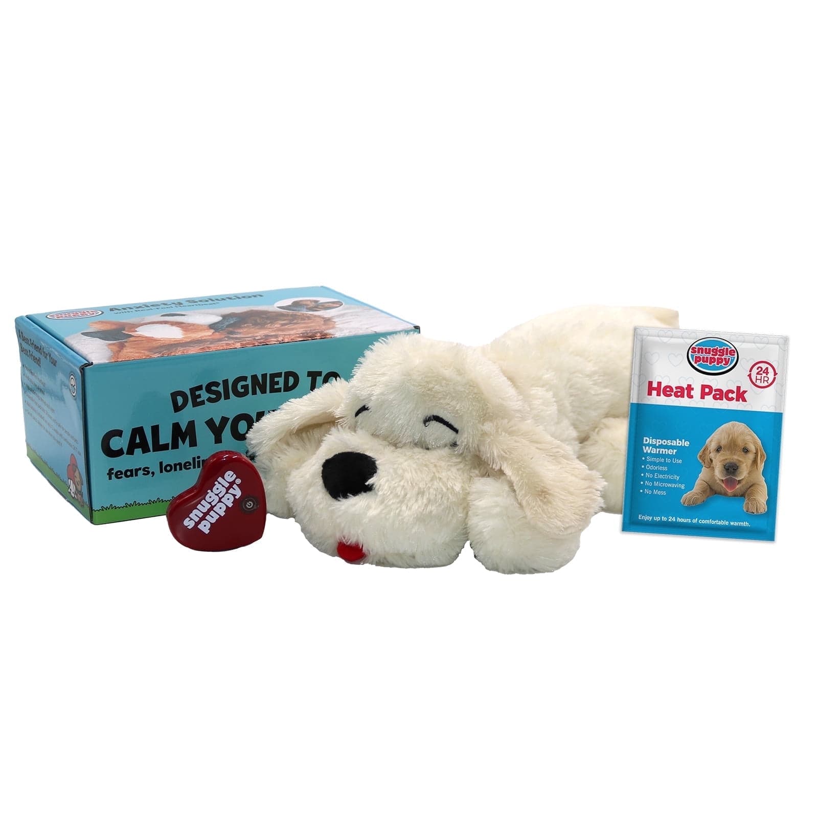 Original Snuggle Puppy Heartbeat Stuffed Toy for Dogs. Pet Anxiety ...