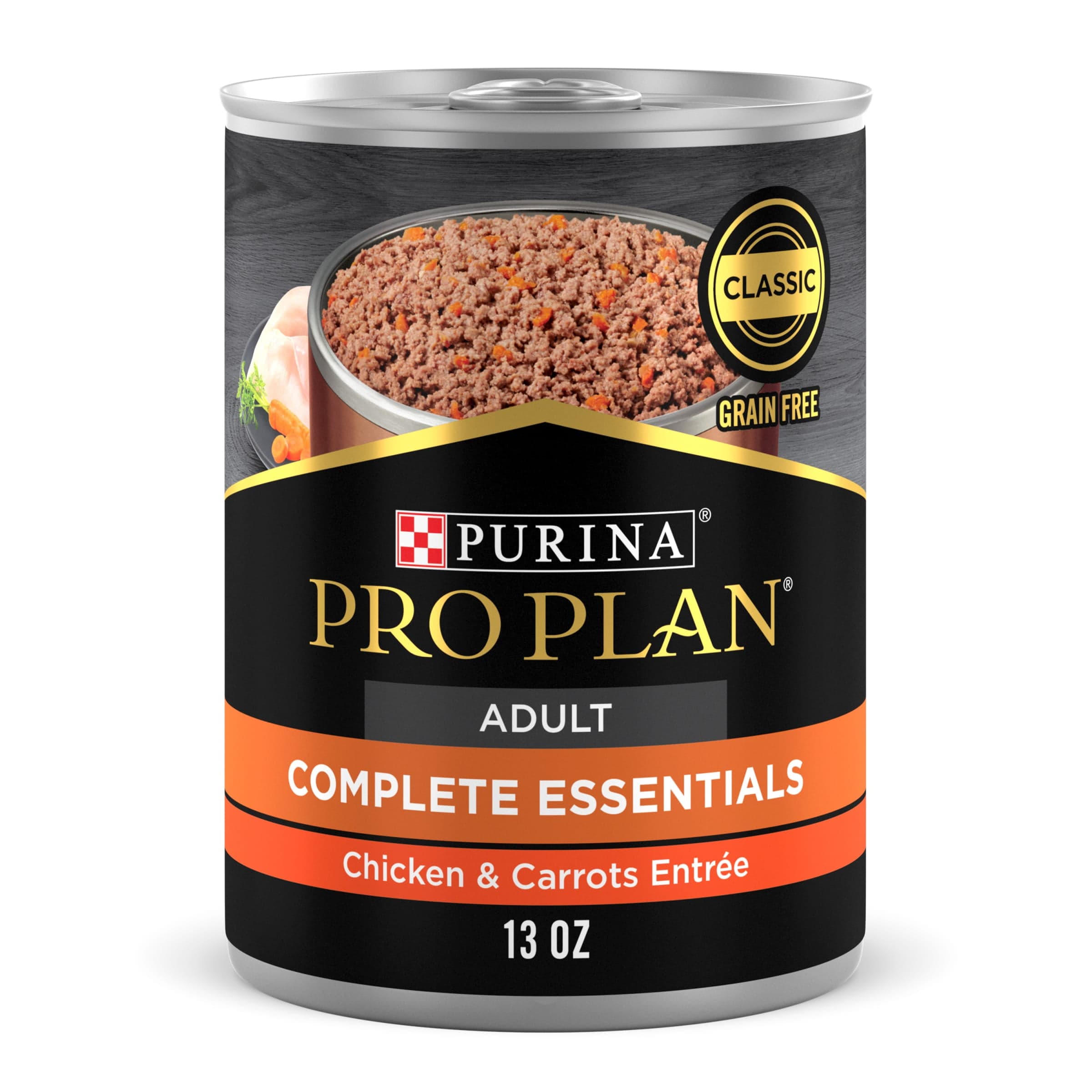 Purina Pro Plan Wet Dog Food for Adult Dogs Complete Essentials, Grain ...