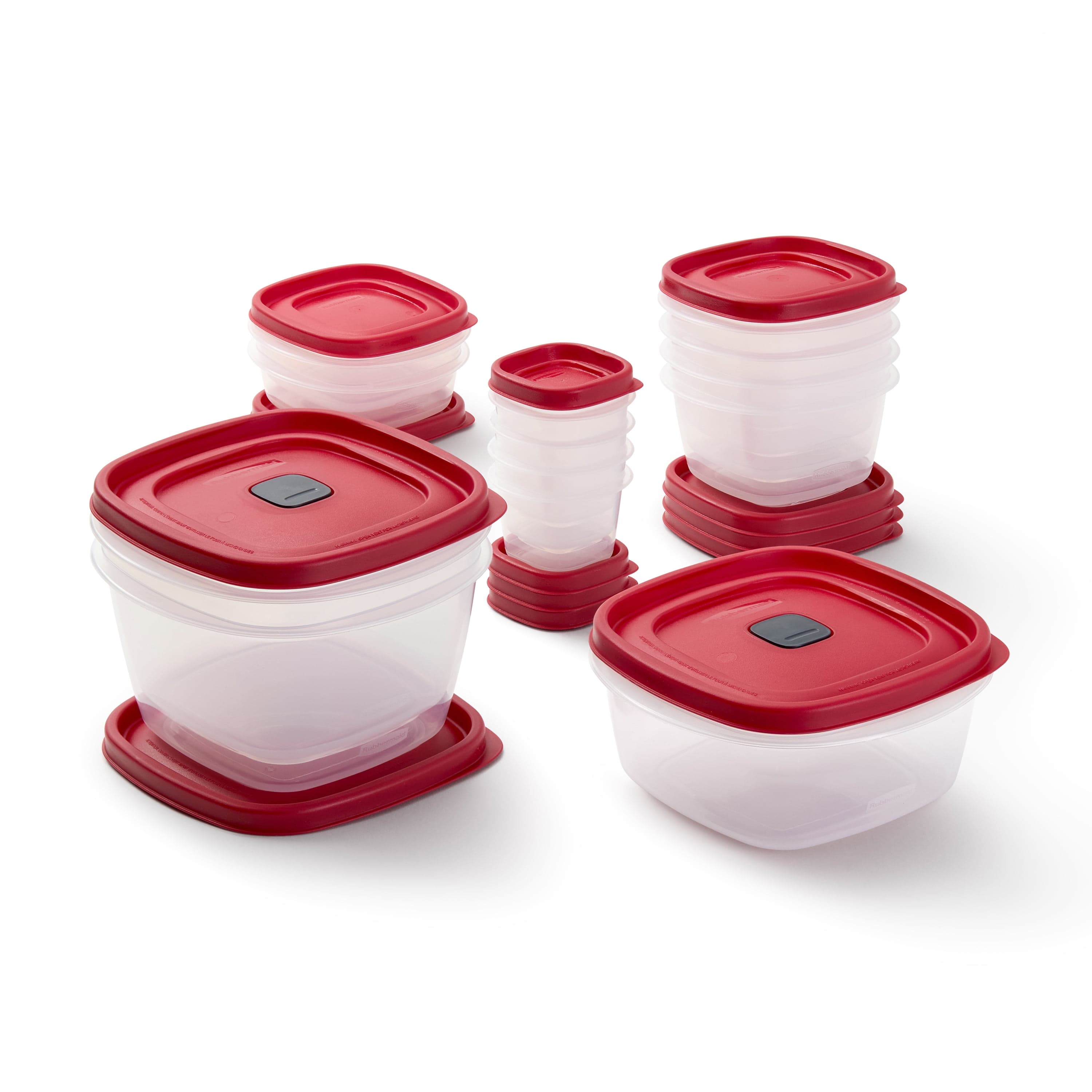 Rubbermaid Easy Find Lids Food Storage Containers with Vented Lids, 26 ...