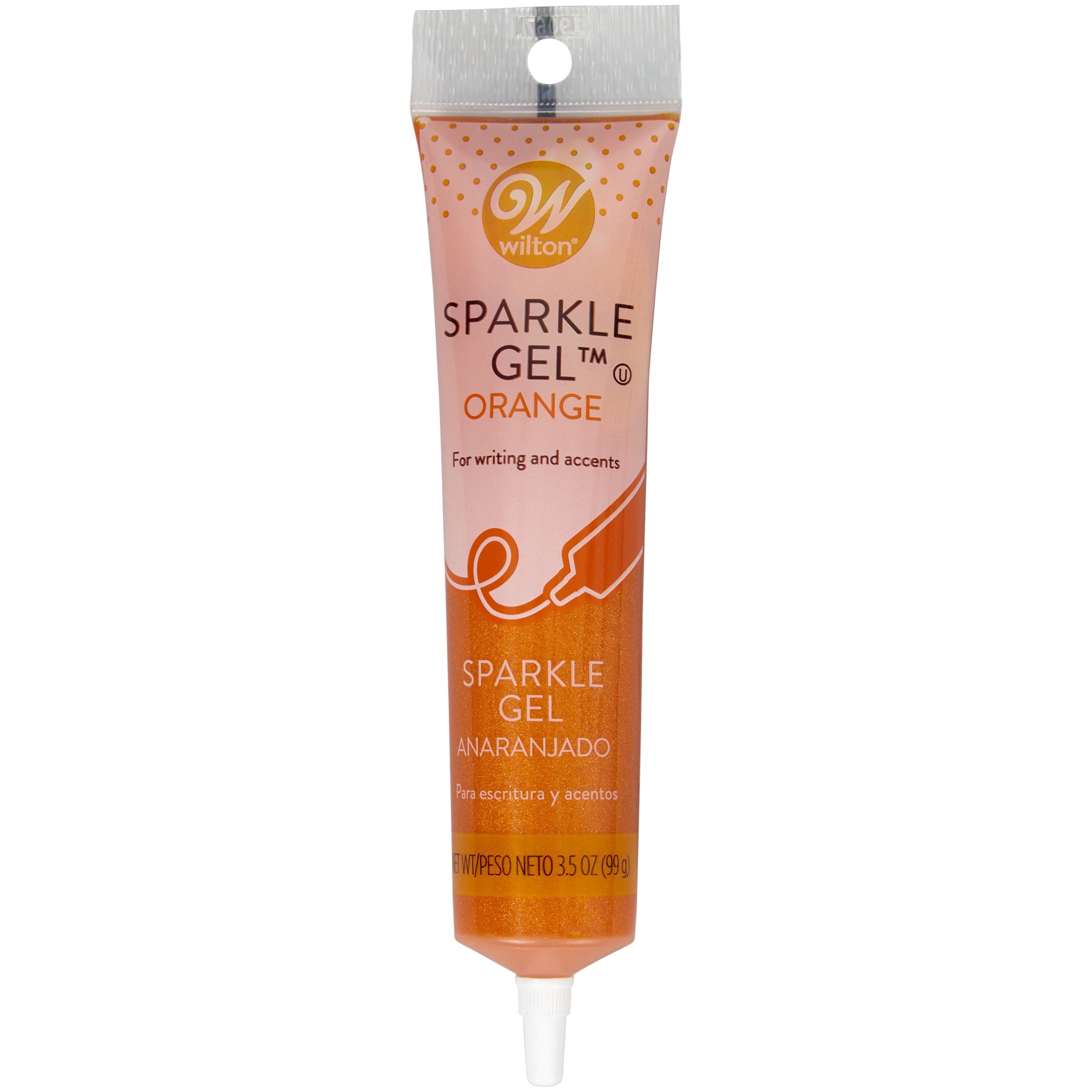 Wilton Orange Sparkle Gel Frosting, 3.5 oz. - Walmart.com