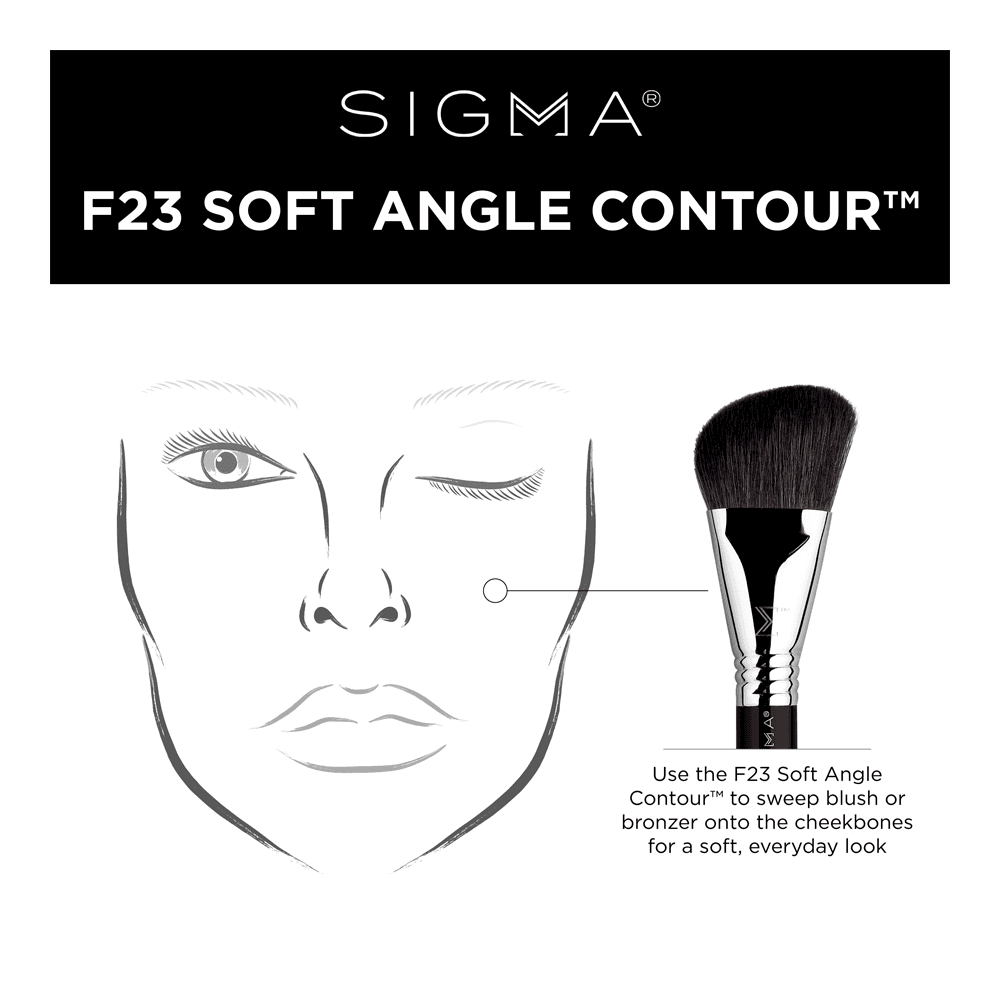 Buy Sigma Beauty F23 - Soft Angled Contour Brush | Sephora Australia