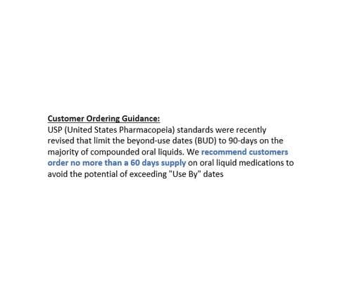 TELMISARTAN COMPOUNDED Chicken Oral Oil Suspension, 20 mg/mL, 30 mL for ...