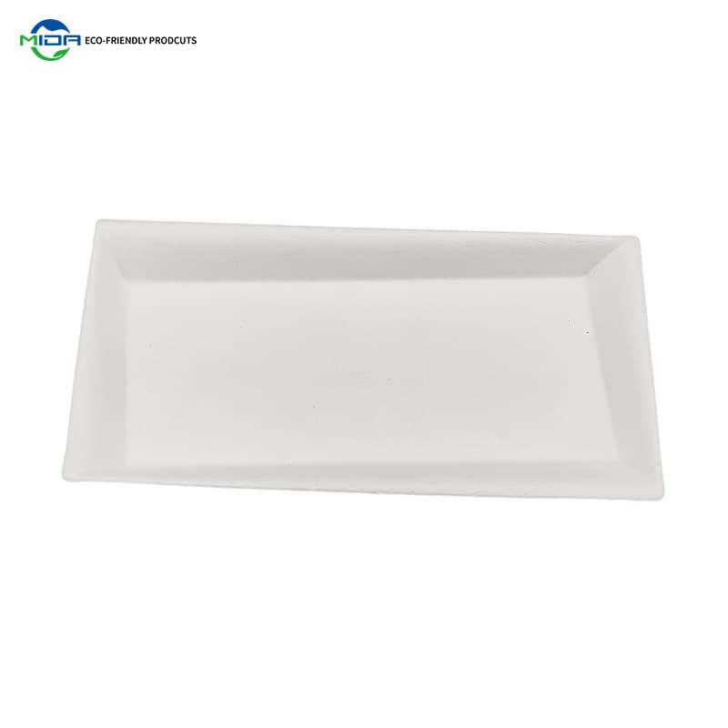 Eco-Friendly Food Packaging Disposable Plates Biodegradable Sugarcane ...
