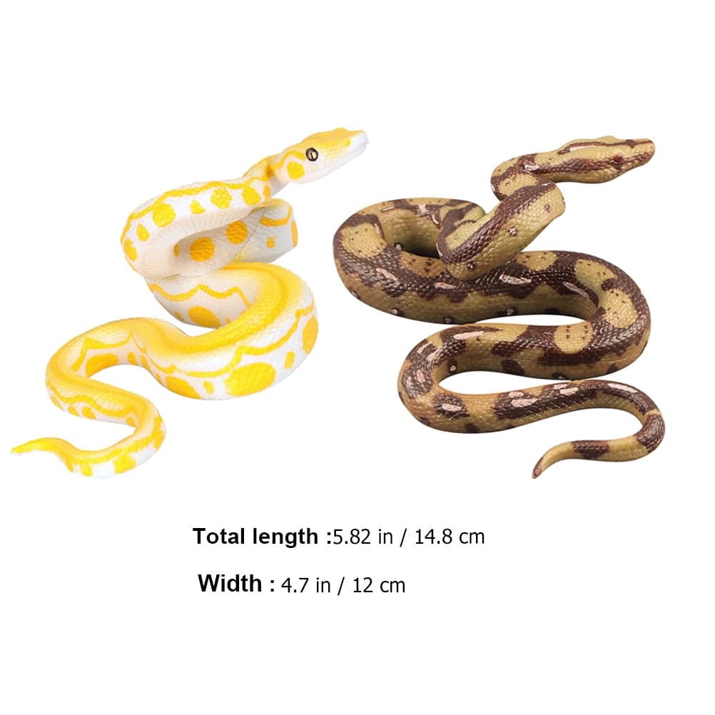 Buy NUOLUX Snake Snakes Rubber Prank Fake Props Pranks Prop Halloween ...