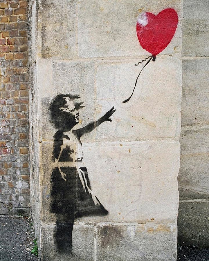 Street Art Banksy Balloon Girl