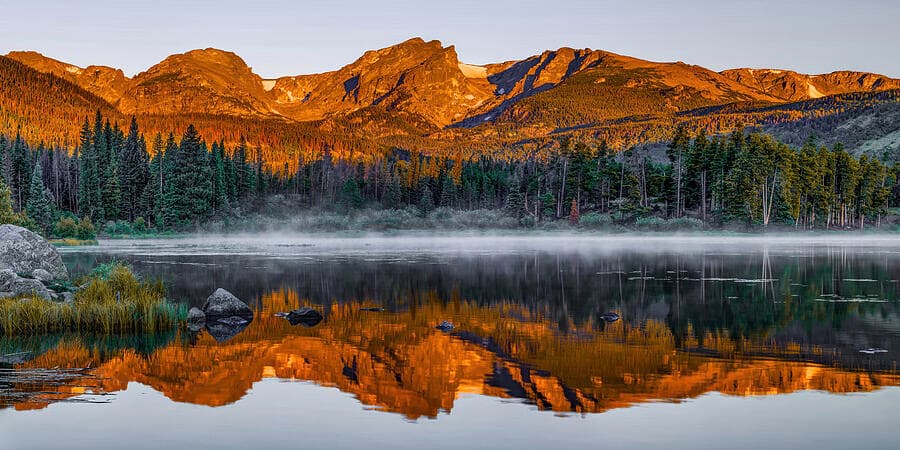 Rocky Mountain National Park Morning Panorama Photograph by Gregory ...