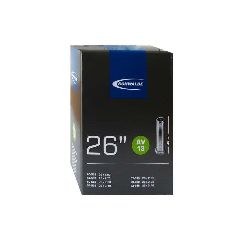 Schwalbe Tube STANDARD AV13 26x1,50/2,50 40 mm Schrader Butyl - Camera ...