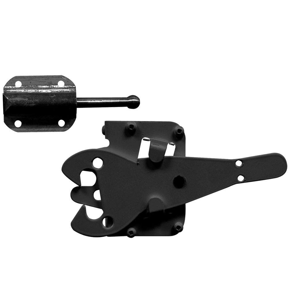 Boerboel Heavy-Duty Black Stainless Steel Fence Gate Latch-73002218 ...