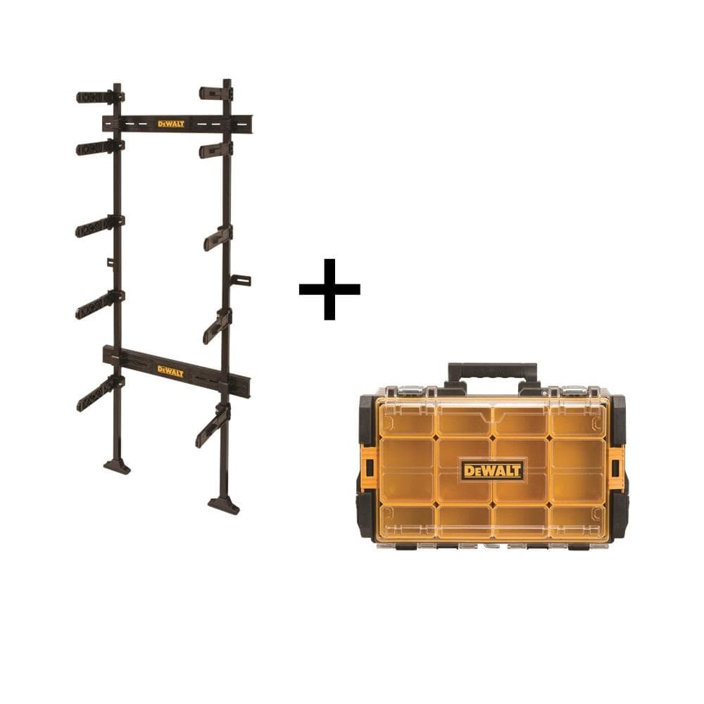 DEWALT ToughSystem 25-1/2 in. Workshop Racking Storage System and Small ...