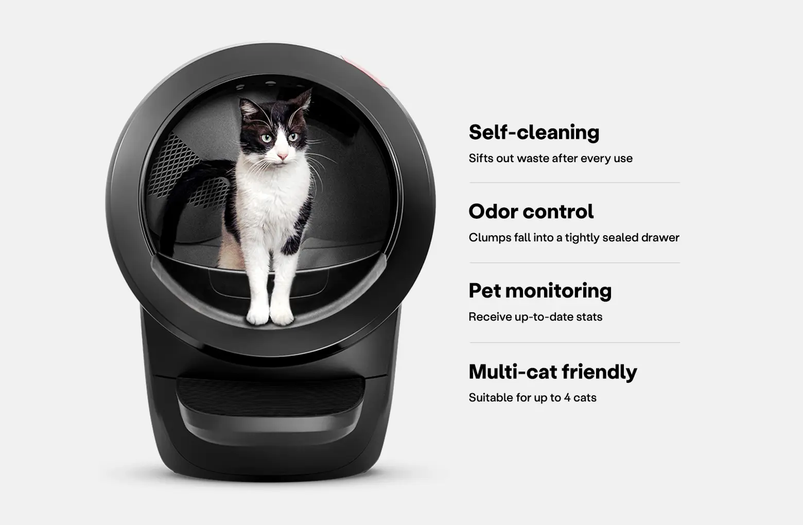 Litter-Robot 4 bac à litière autonettoyant automatique