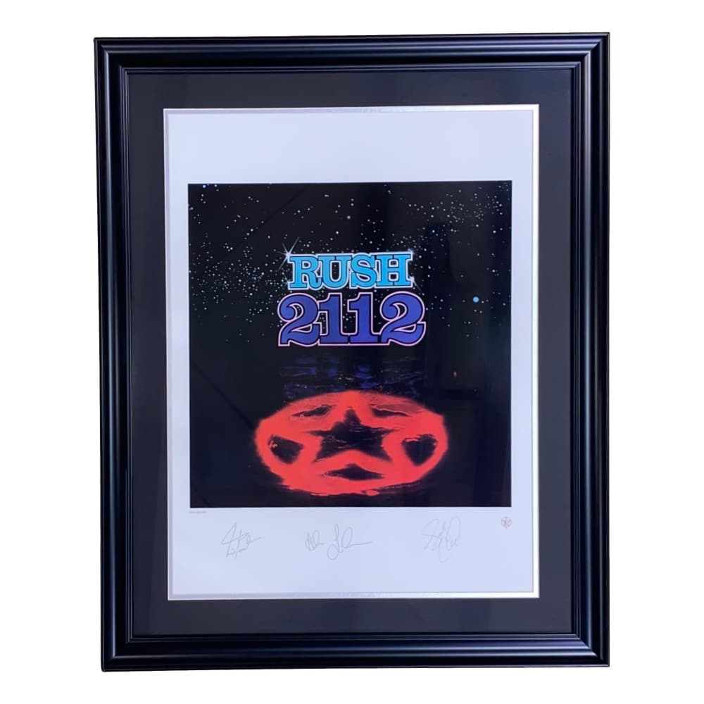 Rush "2112" Custom Framed Lithograph | Pristine Auction