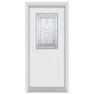 Stanley Doors 32 in. x 80 in. Architectural Right-Hand Patina Finished ...