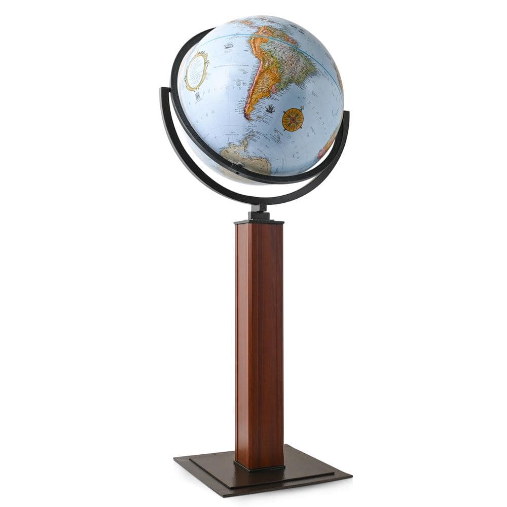 Waypoint Geographic Landen 44 in. x 16 in. Diameter Blue Ocean Floor ...