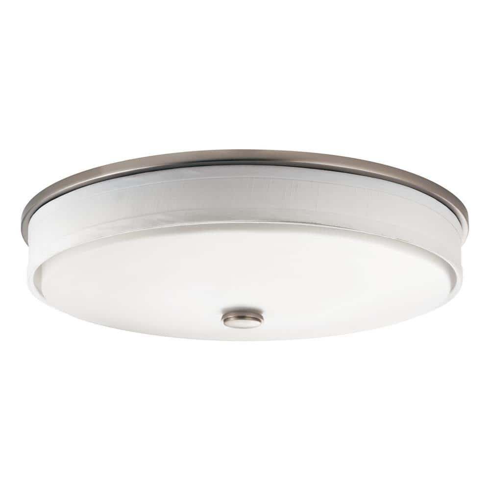 Reviews for KICHLER Ceiling Space 17.25 in 1-Light Brushed Nickel LED ...