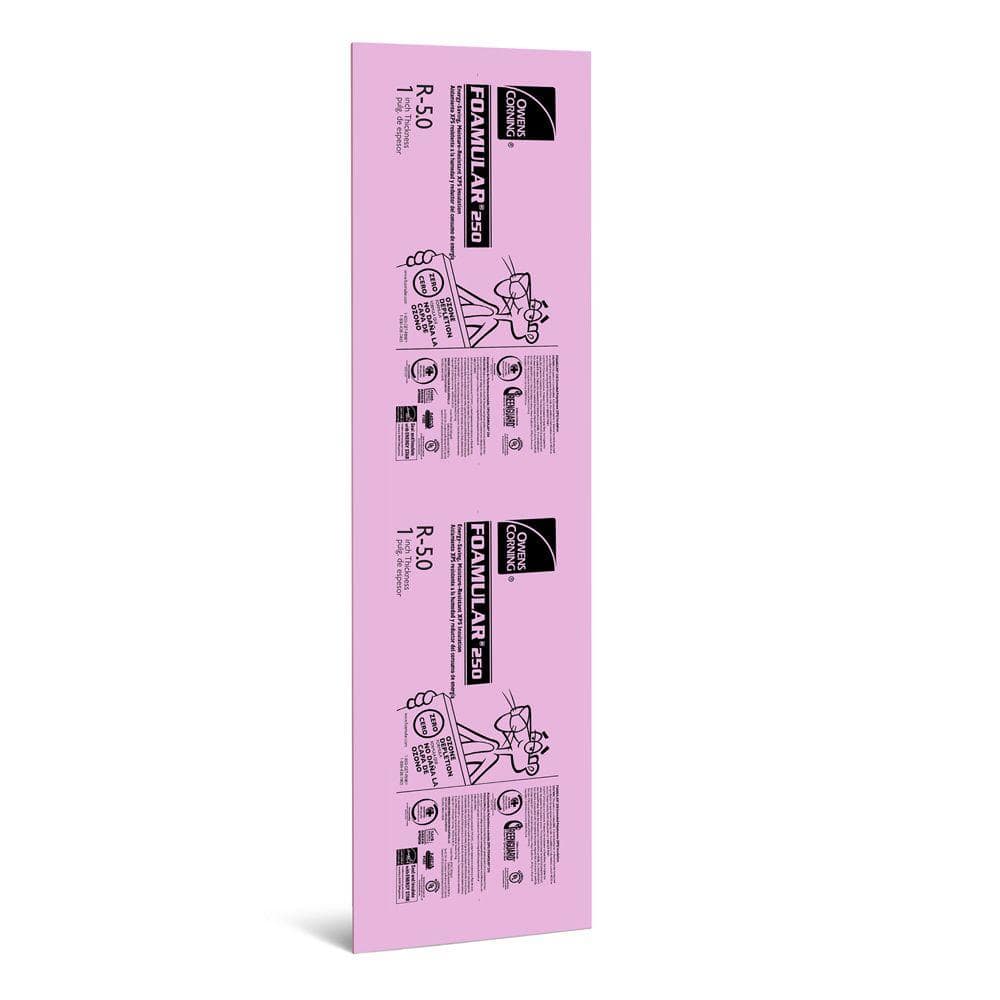 Reviews for Owens Corning FOAMULAR 250 1 in. x 2 ft. x 8 ft. R-5 Tongue ...