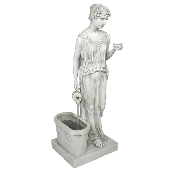 Design Toscano Hebe, Goddess of Youth Stone Bonded Resin Garden ...