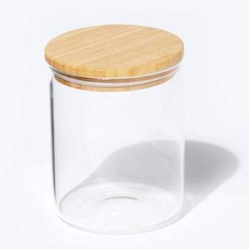 Jual Wooden lit jar / Vacuum Wooden Jar / Display Garnish Jar 650 ml ...