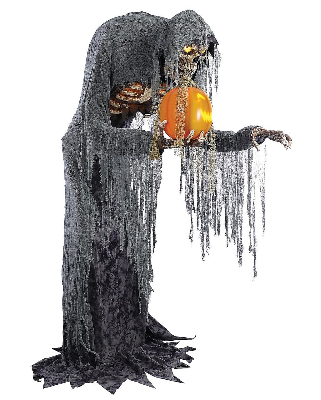 Jack Stalker With Talking Pumpkin Halloween Animatronic | Deco | Horror ...