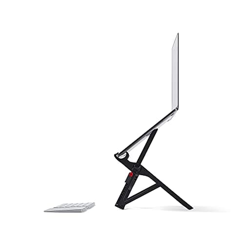 Roost Laptop Stand - Portable & Adjustable (For Apple MacBook and PC) Eye-Level Ergonomic for Productivity, Lightweight folding for travel, Universal Fit, Compact & Strong