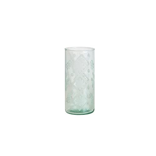Pottery Barn Handcrafted Recycled Glass Hurricane
