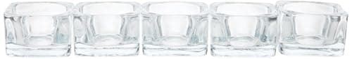 Bougeoirs en verre GLASIG IKEA (ensemble de 5)