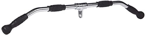 CAP Barbell Deluxe LAT Bar with Rubber Handgrips