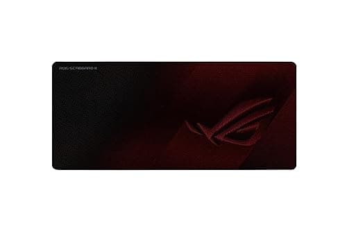 ASUS ROG Scabbard II Extended Gaming Mouse Pad | Nano Technology Smooth Glide Tracking | Protective Coating for Water, Oil, Dust-Repelling Surface | Anti-Fray Flat-Stitched Edges | Non-Slip Rubber Bas