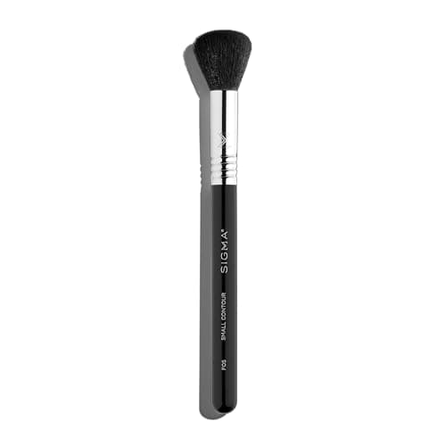 SIGMA Beauty Small Contour Brush - F05 Black-Chrome Brush Women 1 Pc
