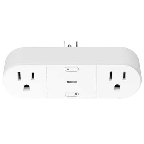 Globe Electric 50020 15 Amp 125 Volt WiFi Smart Home Plug-In Outlet ...