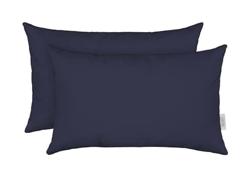 Coussin lombaire extérieur Sunbrella Canvas marine