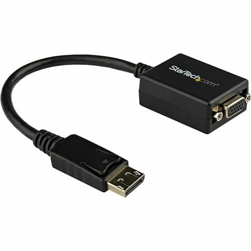 StarTech.com Mini DisplayPort to VGA Adapter with Audio - Mini DP to ...
