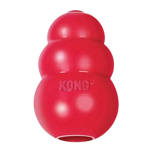 KONG Classic Dog Toy, Durable Natural Rubber- Fun to Chew, Chase & Fetch- For Large Dogs