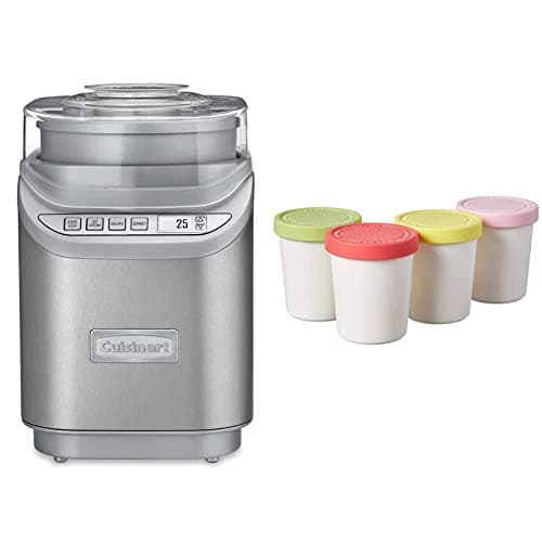 Cuisinart ICE-70C – Lot de 4 mini pots de crème glacée et sorbets ...